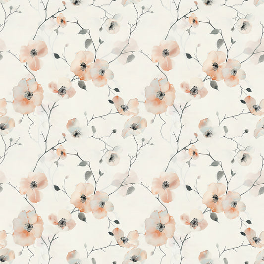 Vorbestellung UV 50+ Stoff/Musselin Blush Branches