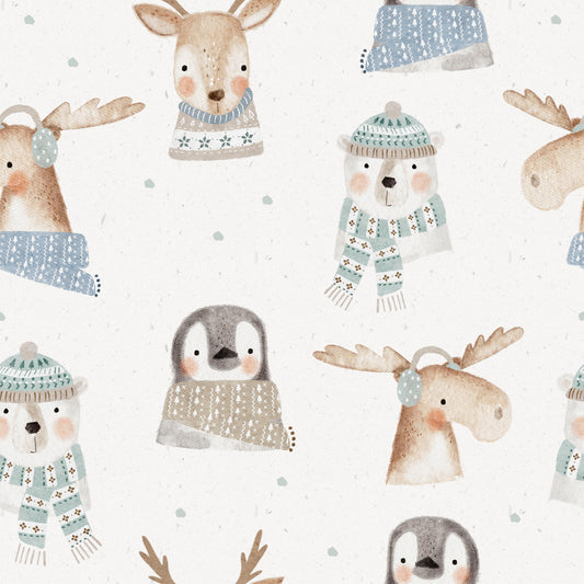 French Terry "Wintertiere''-Vorbestellung
