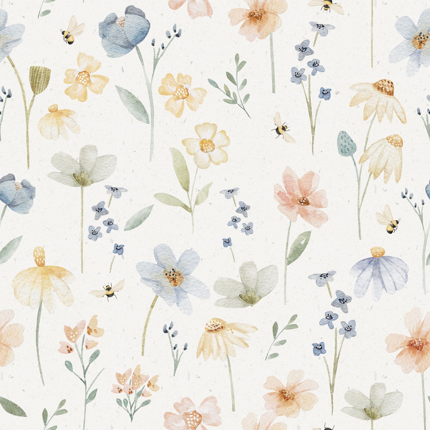 Vorbestellung UV 50+ Stoff/Musselin Flowers cream