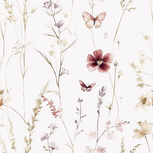 French Terry "zarte Blumen''-Vorbestellung
