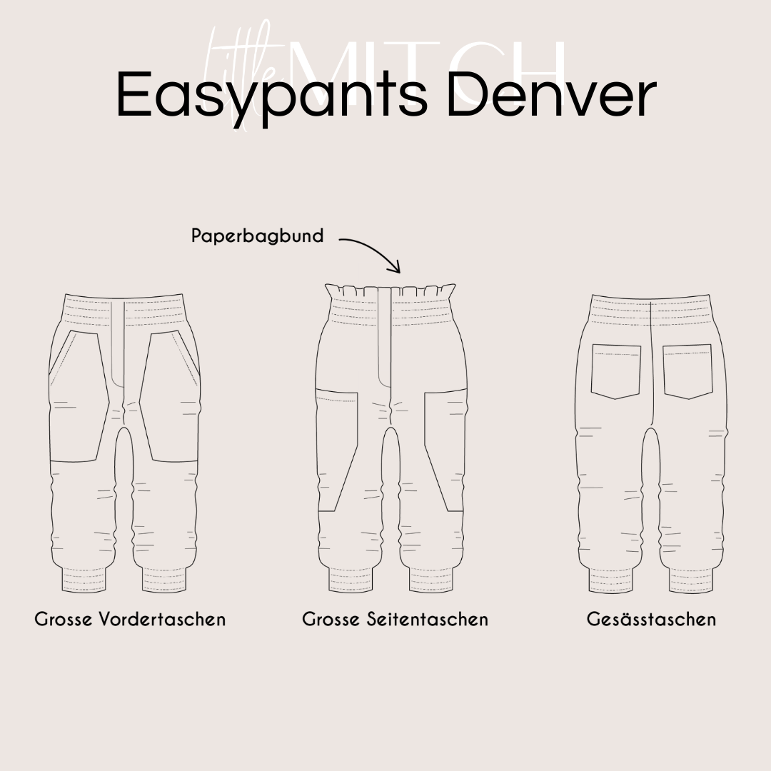 Little mitch design  E-Book Schnittmuster "Denver Mini ''