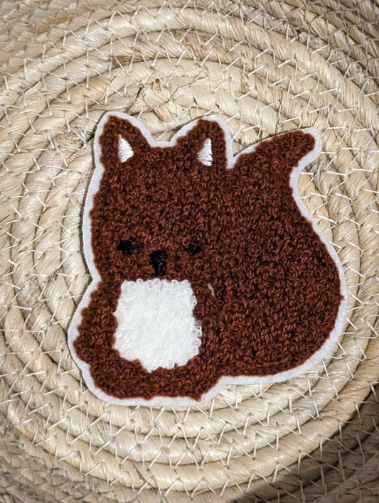 Chenille Patch Eichhörnchen