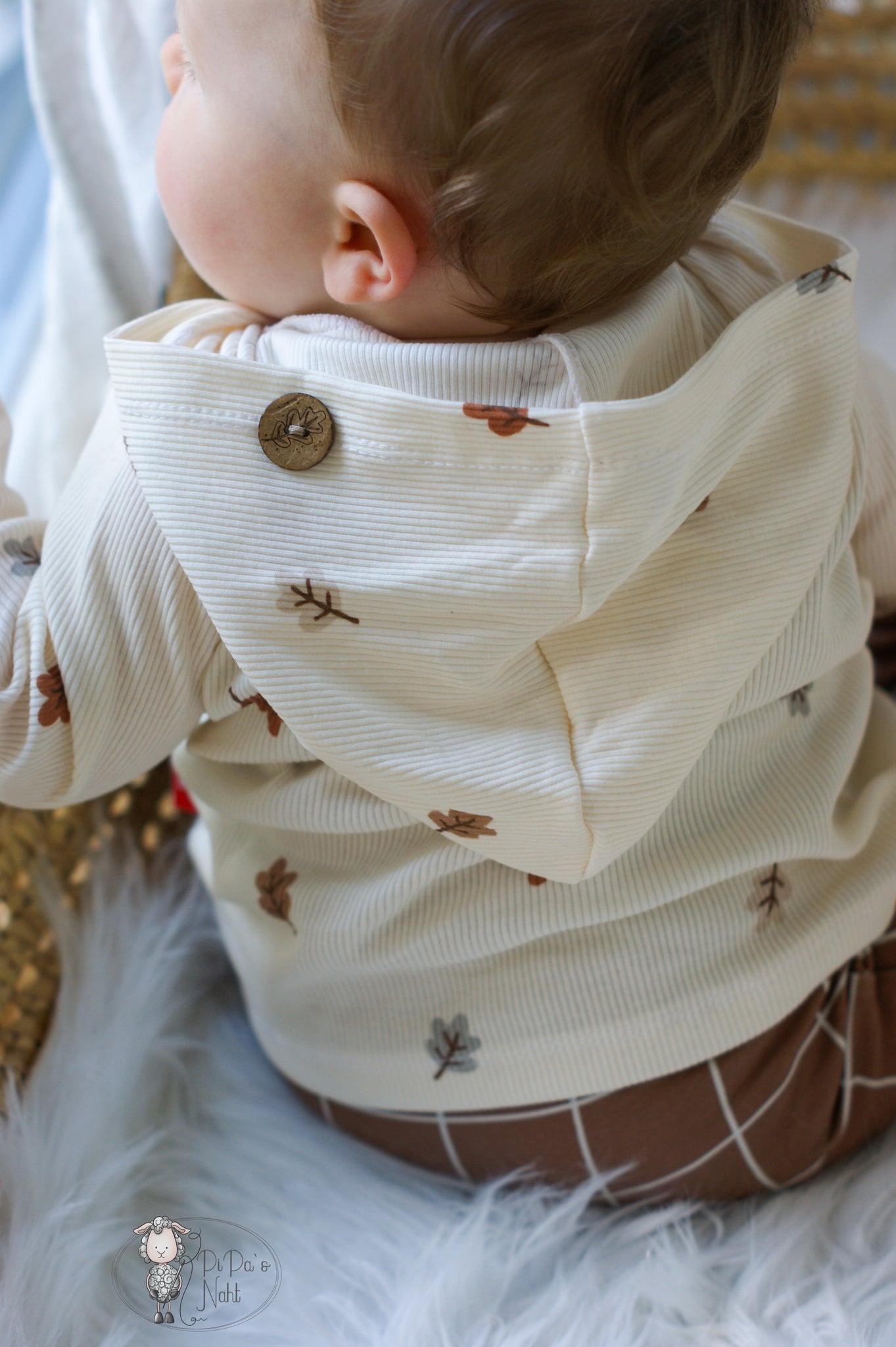 meinholder Prinz Bio Rib Jersey Herbstblätter