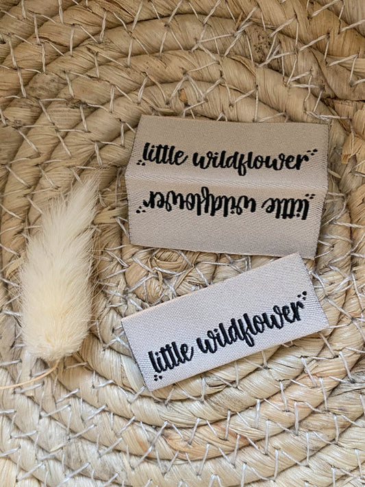 Label little Wildflower