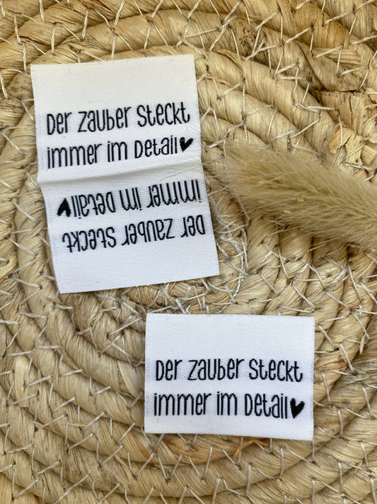 Label Der Zauber steckt immer im Detail