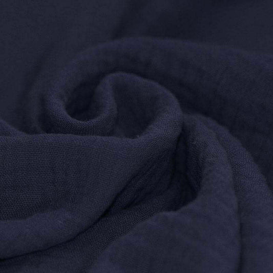 Bio Musselin Uni Navy