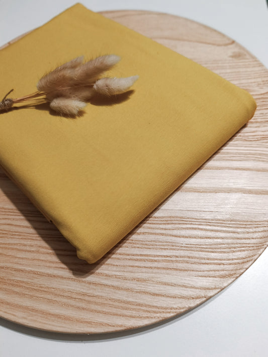Jersey Uni Mustard Reststück