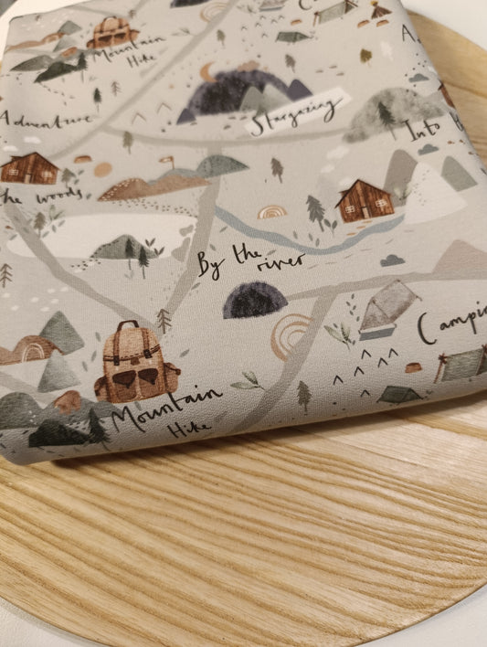 Reststück French Terry Adventure 102cm