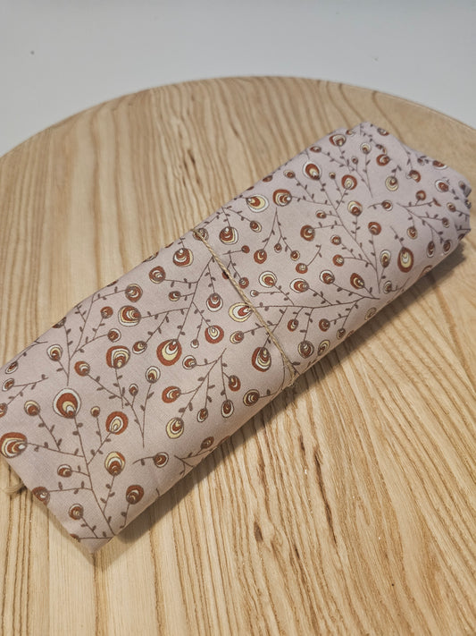 Reststück Bio Baumwollstoff Blümchen 100cm