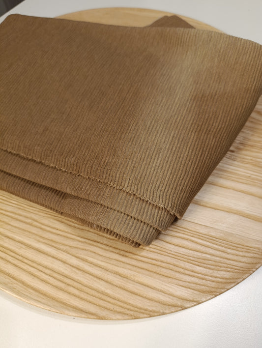 Reststück Ottoman Beige meliert 1 meter mit ausgebleichter Stelle