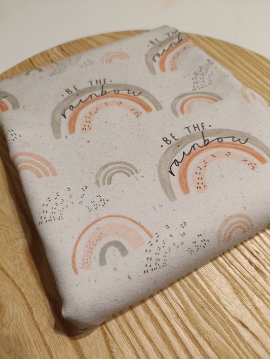 Reststück French Terry Regenbogen 60cm