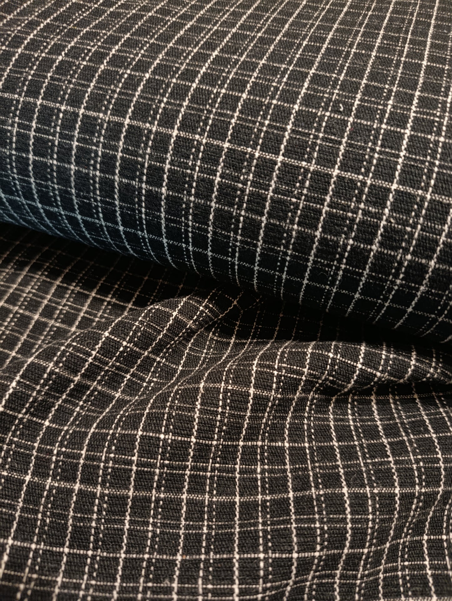 Crepe Check Mantelstoff