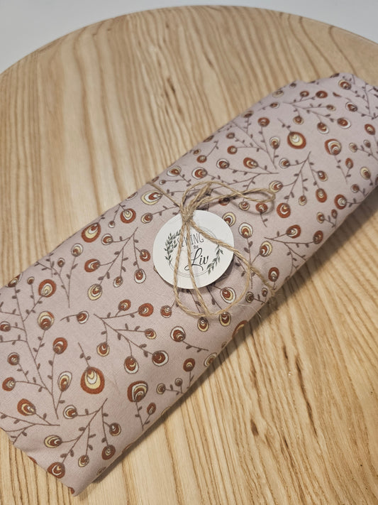 Reststück Bio Baumwollstoff Blümchen 125cm