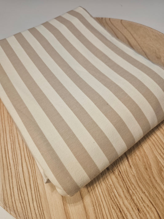 Reststück Jersey Stripes breit Bio 150cm