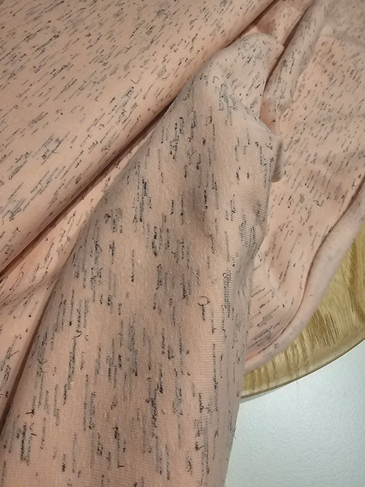 Bio French Terry angeraut Rosa Stripes