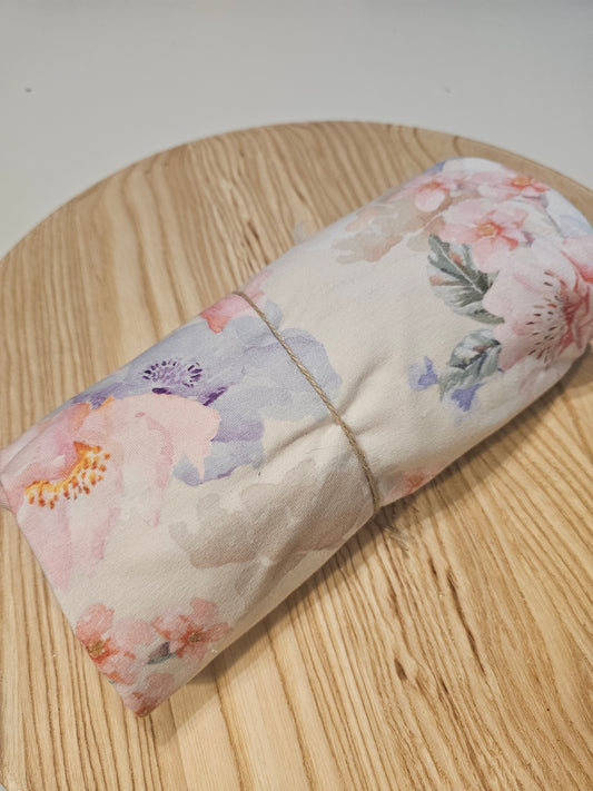 Reststück Bio Jersey Wasserblumen 80cm