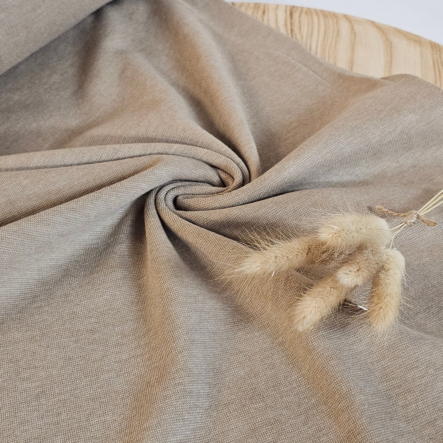 Bündchen Beige meliert