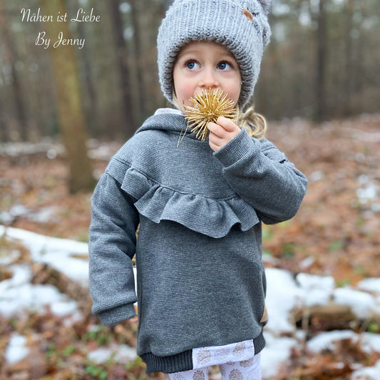 Little mitch design E-Book/Schnittmuster "Girly Hoodie Meya Maxi''