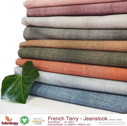 Aspect jean bio French Terry Mousse