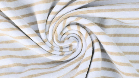 Jersey rayures beige