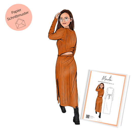 Patron de couture La Bavarese Robe en jersey ''Marta'' 