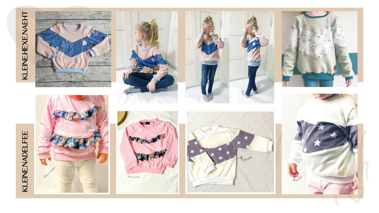 Little mitch design e-book patron de couture pull "Arthur&amp;Aileen"