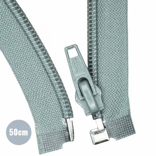 Reissverschluss teilbar Altgrün 50cm