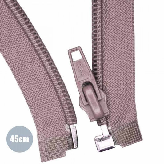 Reissverschluss teilbar Altrosa 45cm