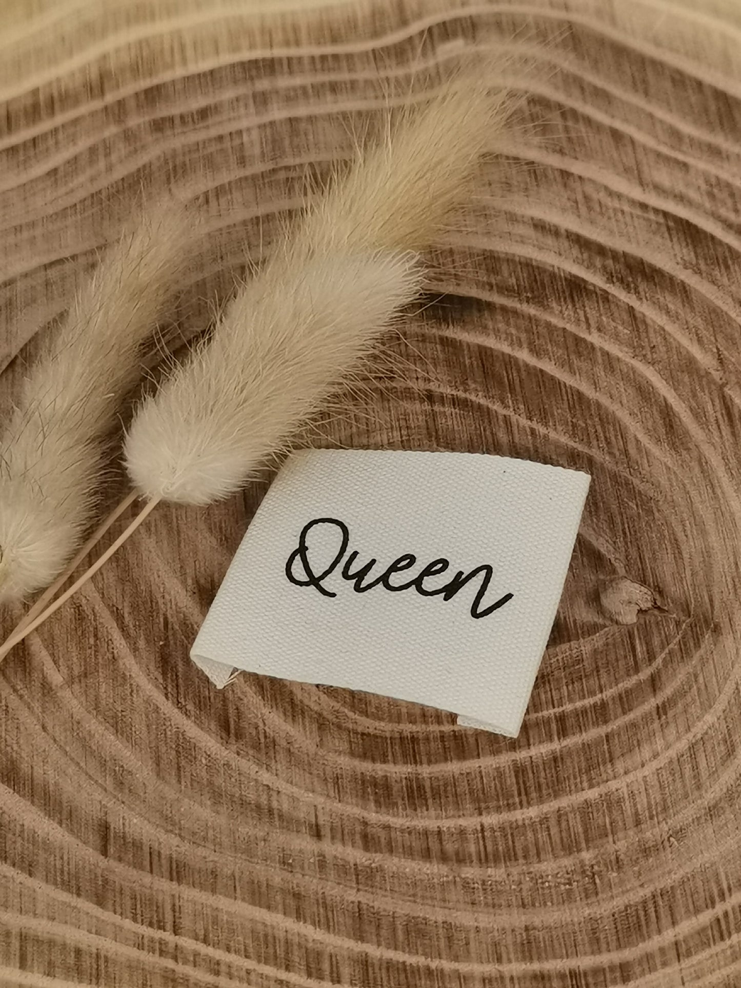 Baumwoll-Label Queen