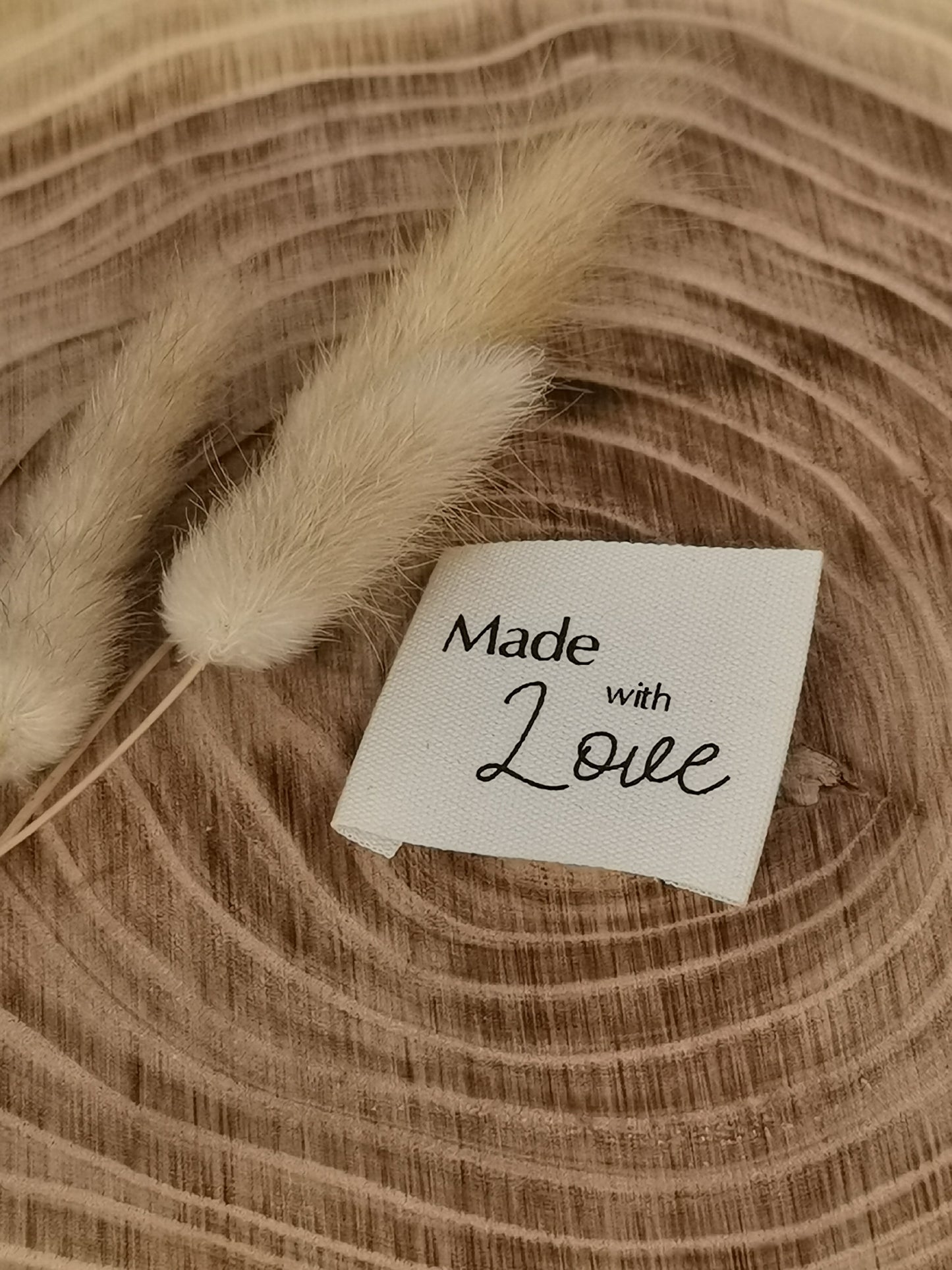 Label Made with love
