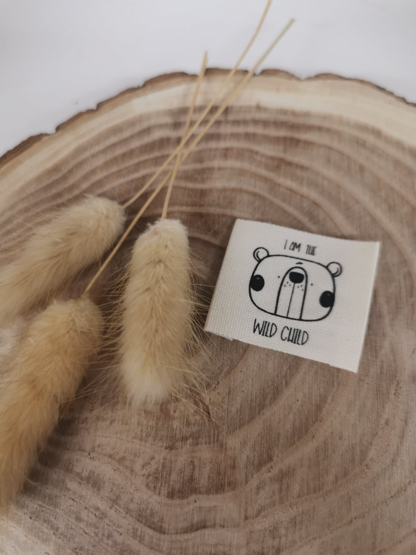 Baumwoll-Label Wild Child