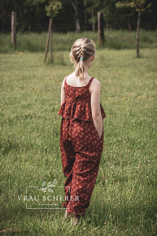 Little mitch design/Sewing for Liv E-Book patron de couture « Jumpsuit large Filippa 2.0''