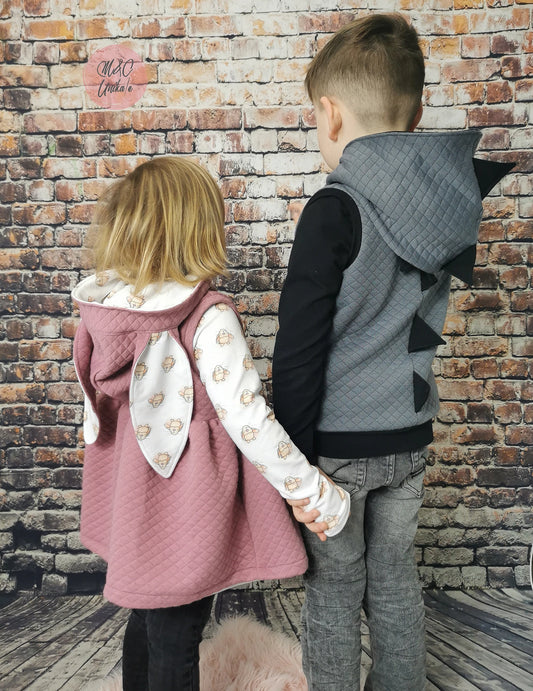 Little mitch design E-Book Schnittmuster "Pullunder Norvin&Nea Kids 92-140 ''