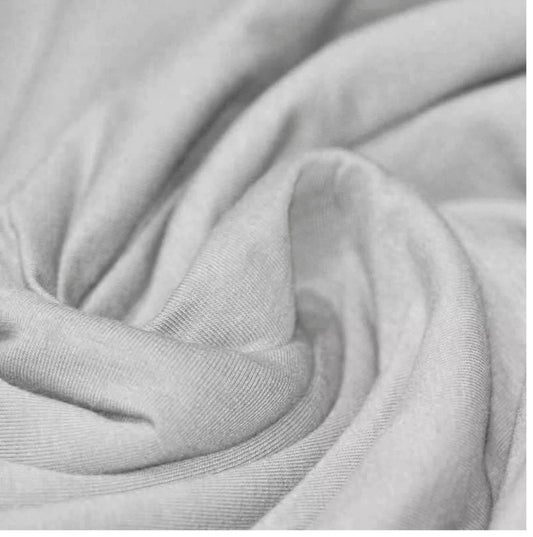 Jersey uni gris clair