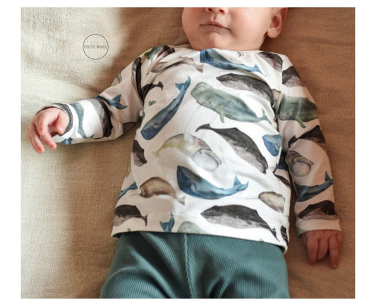 Little mitch design Freebook Schnittmuster Basicshirt "Danny Baby"