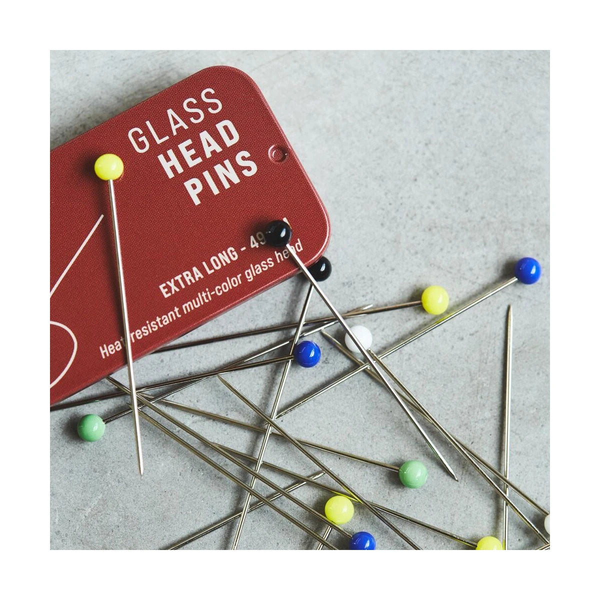 GOUPILLES À TÊTE EN VERRE 49mm (40pcs)