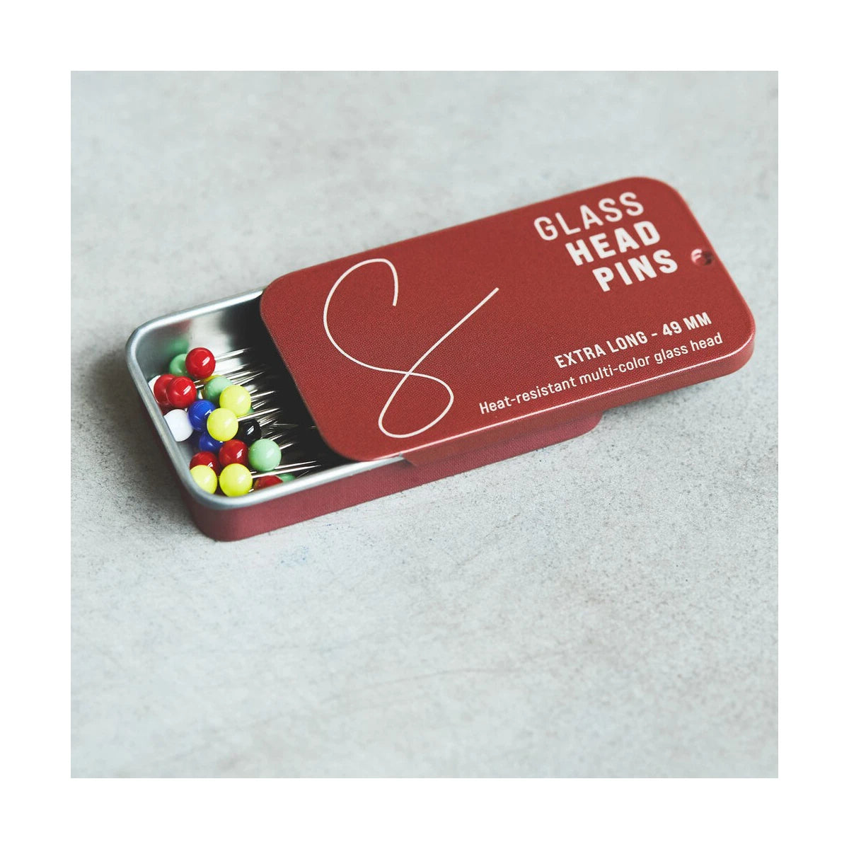 GOUPILLES À TÊTE EN VERRE 49mm (40pcs)