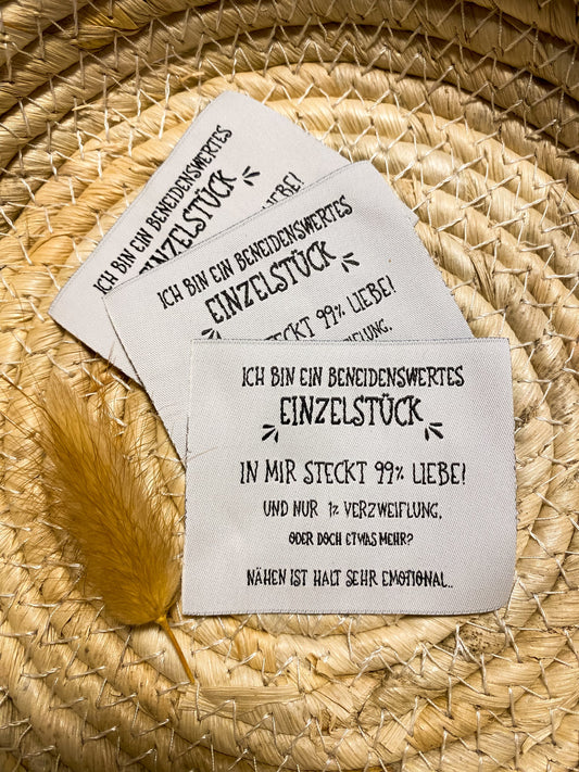 Label Einzelstück