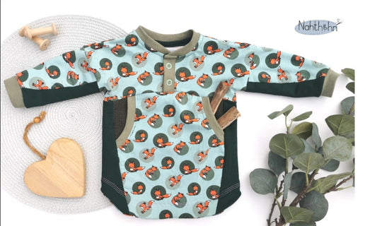 Little mitch design E-Book Schnittmuster Longshirt Elvis Mini