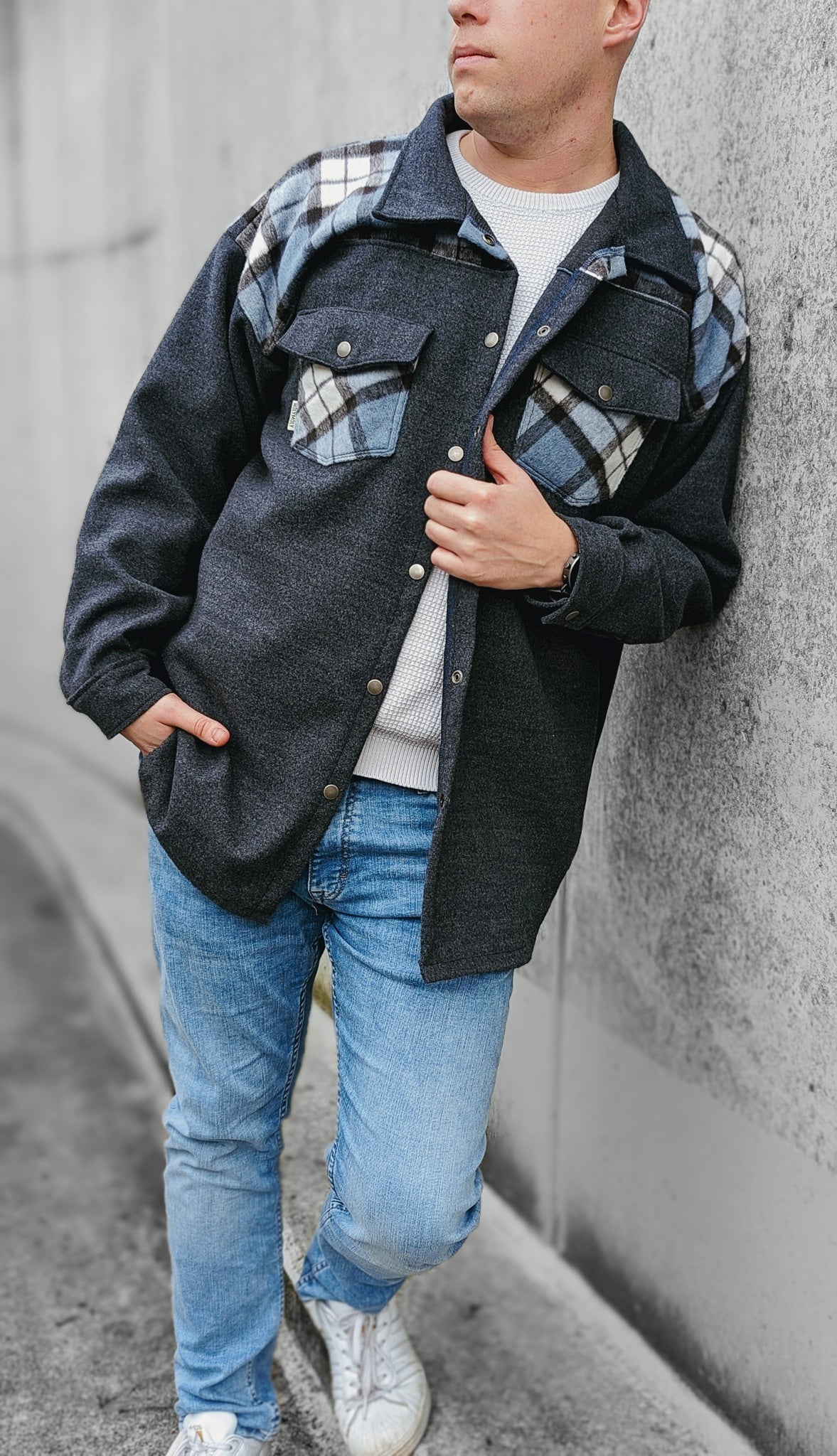 Little mitch design E-Book Schnittmuster "Shacket Urban Herren'' XS-XXL