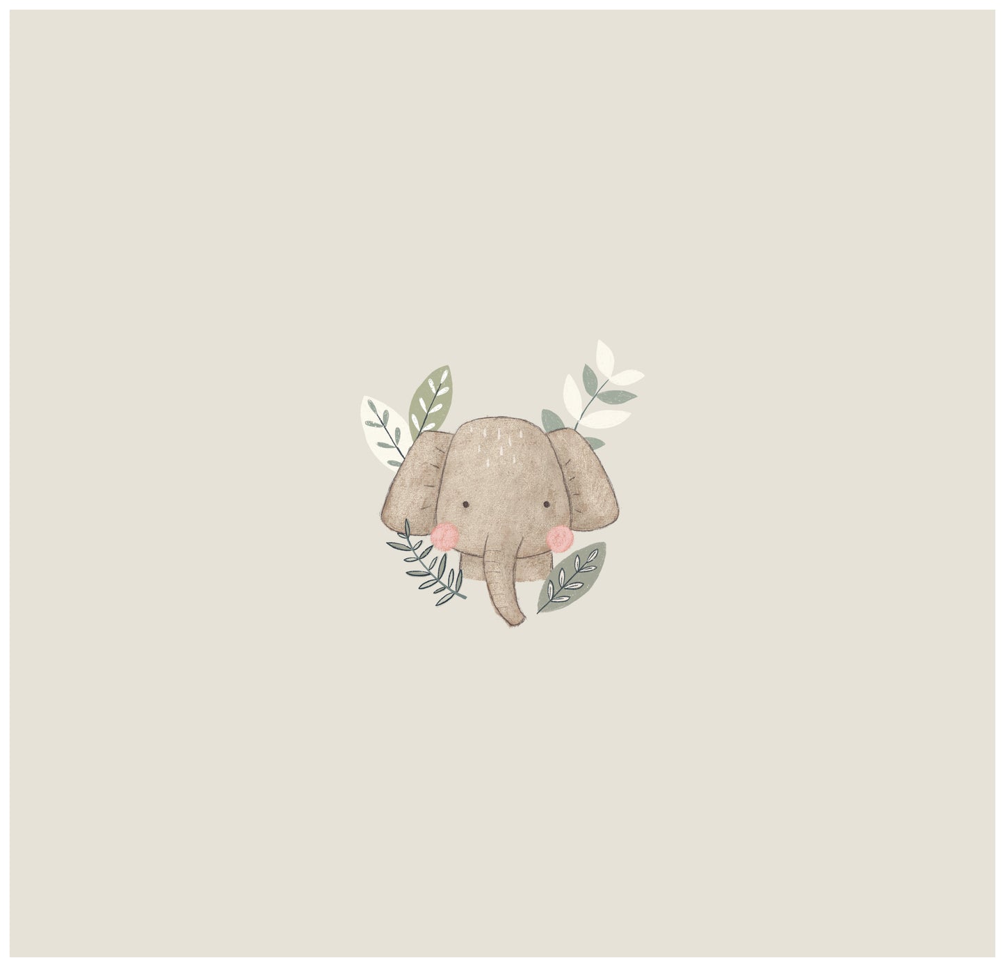 Bio French Terry Panel Elefant
