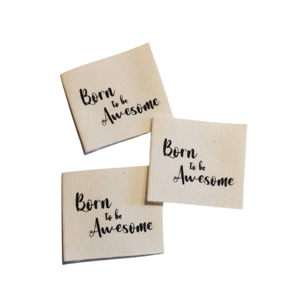 Label Born to be awesome