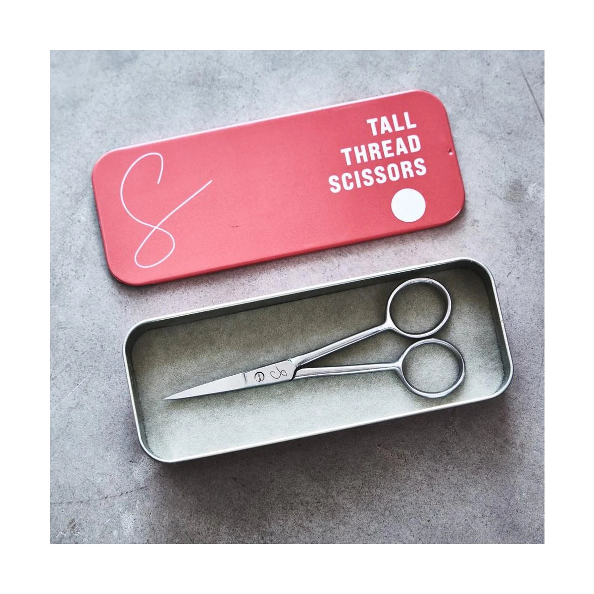 TALL THREAD SCISSORS STEEL (BOX EDITION)