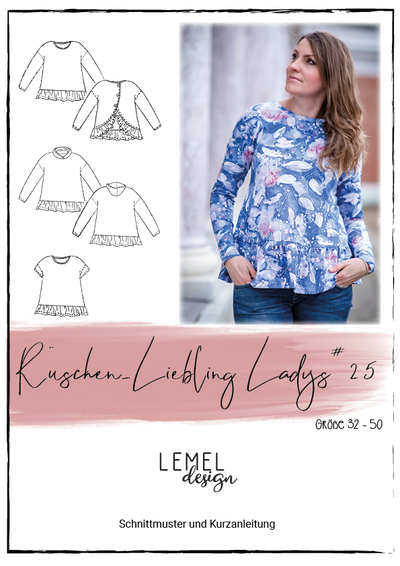 Livret de patrons en papier Lemel "Ruffles.Lovely Ladys"